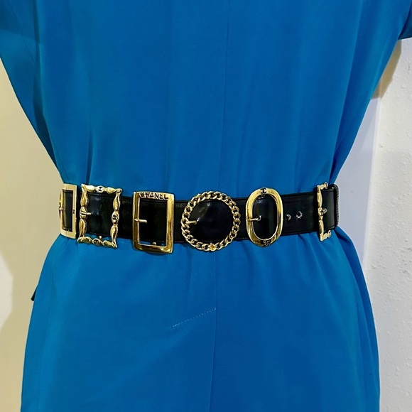 Iconic Vintage CC Rue Cambon Belt – 1980s Lagerfeld Era Belt main image 9